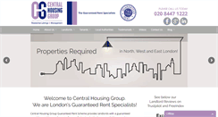 Desktop Screenshot of centralhousinggroup.com